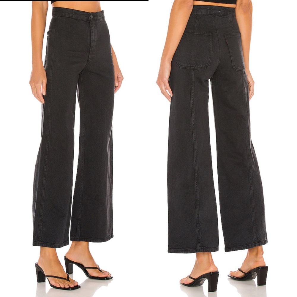 🆕 Levi’s Ribcage Wide Leg High Rise Pants Hemp - Picture 11 of 16